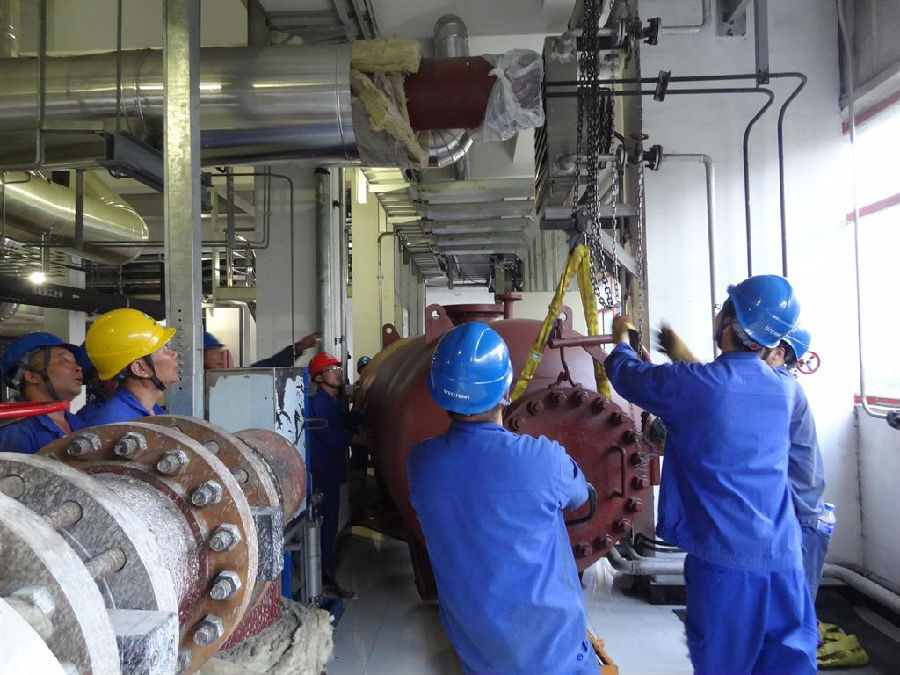 除鐵過(guò)濾器就位圖